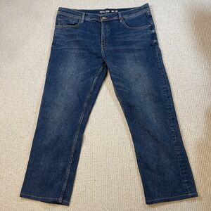 Devil Dog Jeans Mens 38 Bootcut Denim Stretch Blue Wash